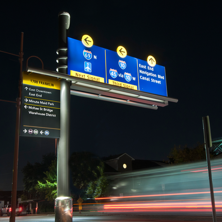 houston downtown wayfinding